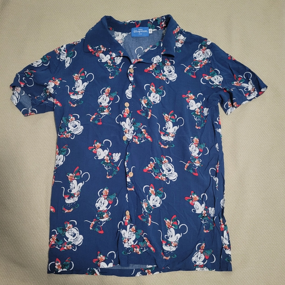 Tokyo Disney Resort Minnie Mouse Aloha Shirt